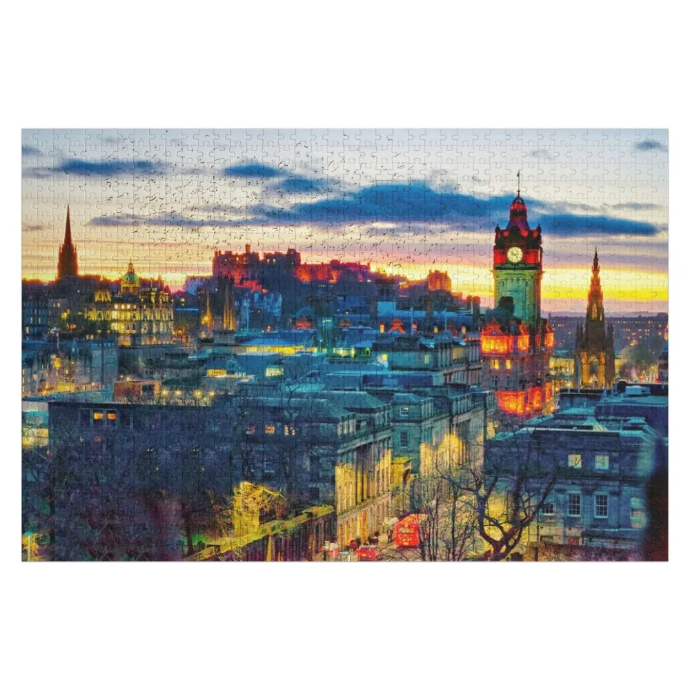 

Пазл Edinburgh Sunset Starlings, деревянные коробки, детский пазл