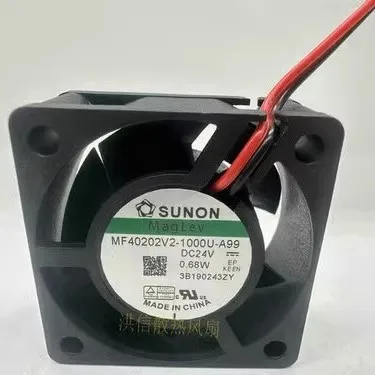 

Бесплатная доставка оригинальный MF40202V2-1000U-A99 24 В 0,68 Вт 4 см 4020 охлаждающий вентилятор