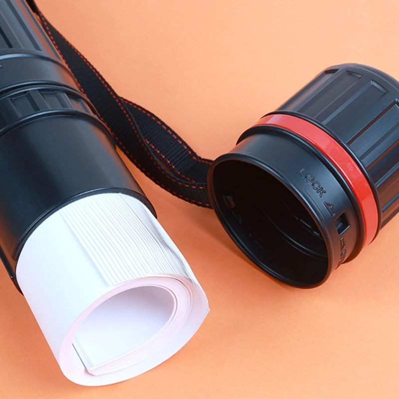 Telescoping Poster Tube Extendable Poster Tube with Strap, for Document Artwork