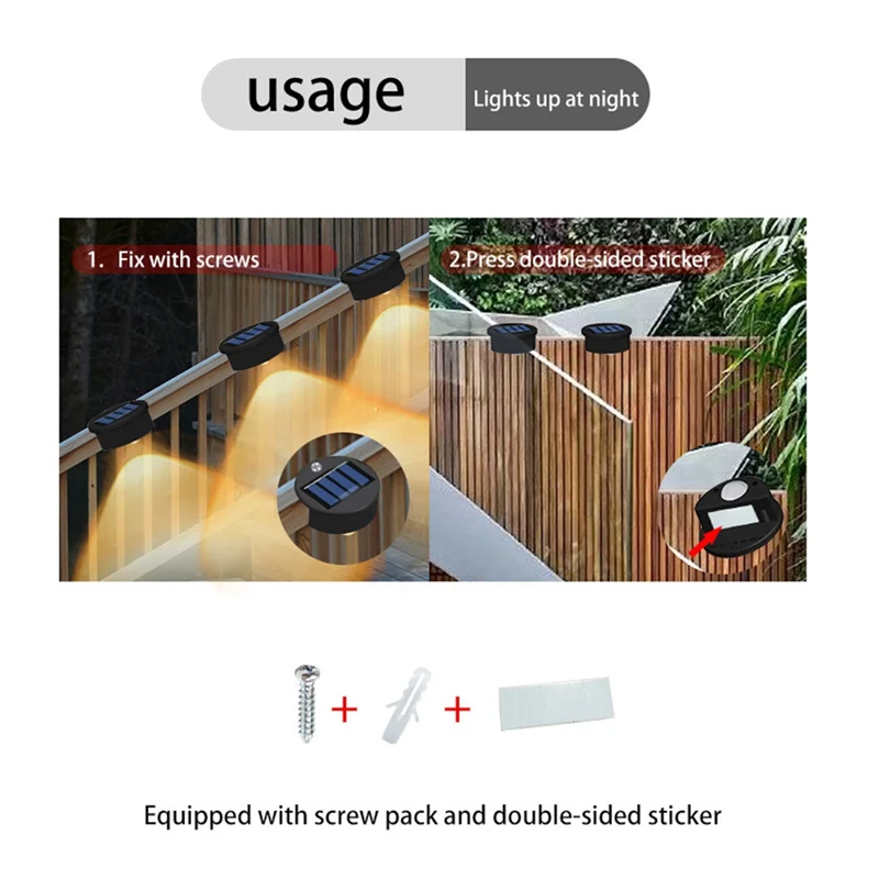 Paquete de XSXS-4 luces solares para piscina sobre el suelo, luz lateral impermeable para piscina, para alrededor de piscina, cascada, escaleras, valla, terraza