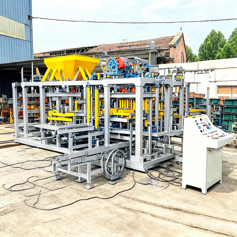Customized Fully Automatic Clay Brick Line Interlocking Brick Machine Industrial Hollow Block Manufacturing Gear
