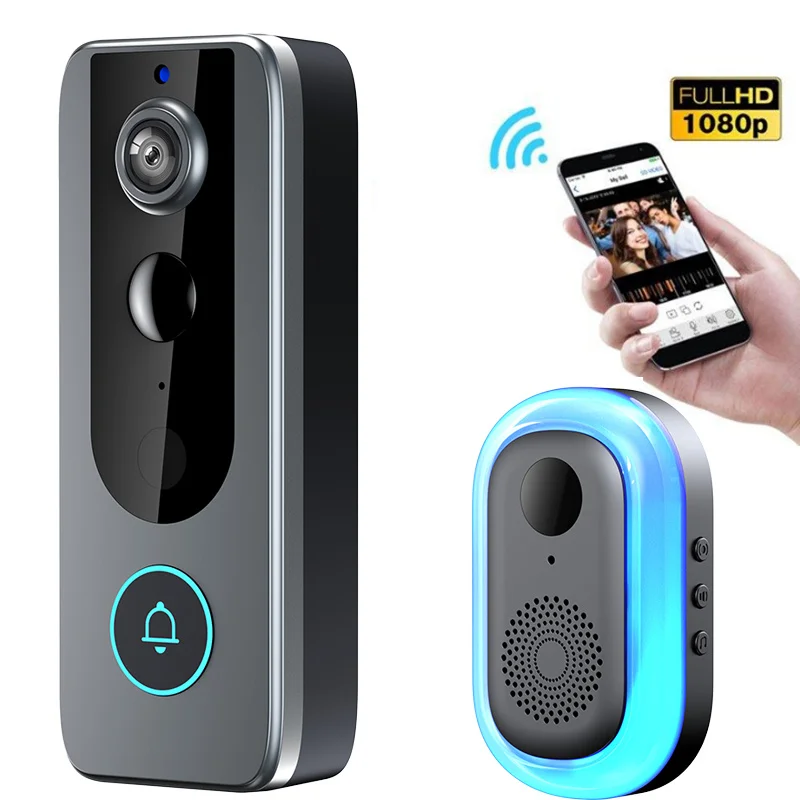 

M20 1080P Tuya WiFi Video Doorbell 155° Wide Viewing Intelligent Night Vision 2-way Audio IP65 Waterproof APP Remote Monitoring