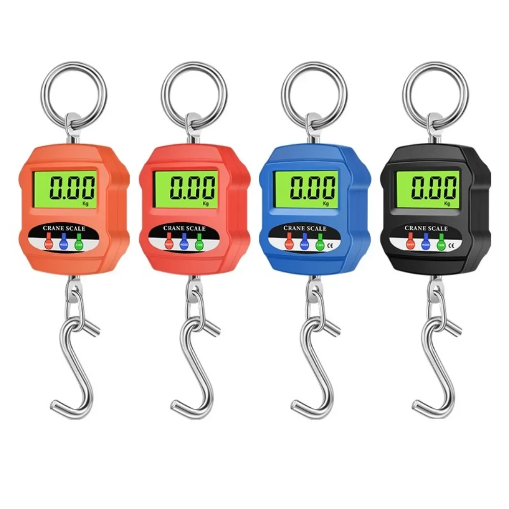 

Портативные электронные крановые весы 300 кг, ручные весы с ЖК-дисплеем и преобразованием блока кг фунтов n для промышленного использования