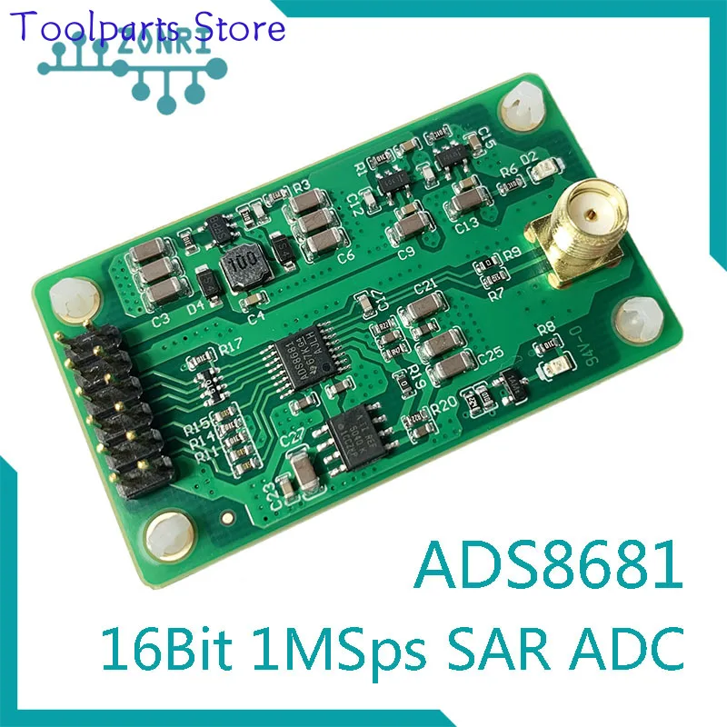 Ads8681 16 Bit 1msps sar adc Modul einzelner bipolarer 2,56-12,288 V Eingang