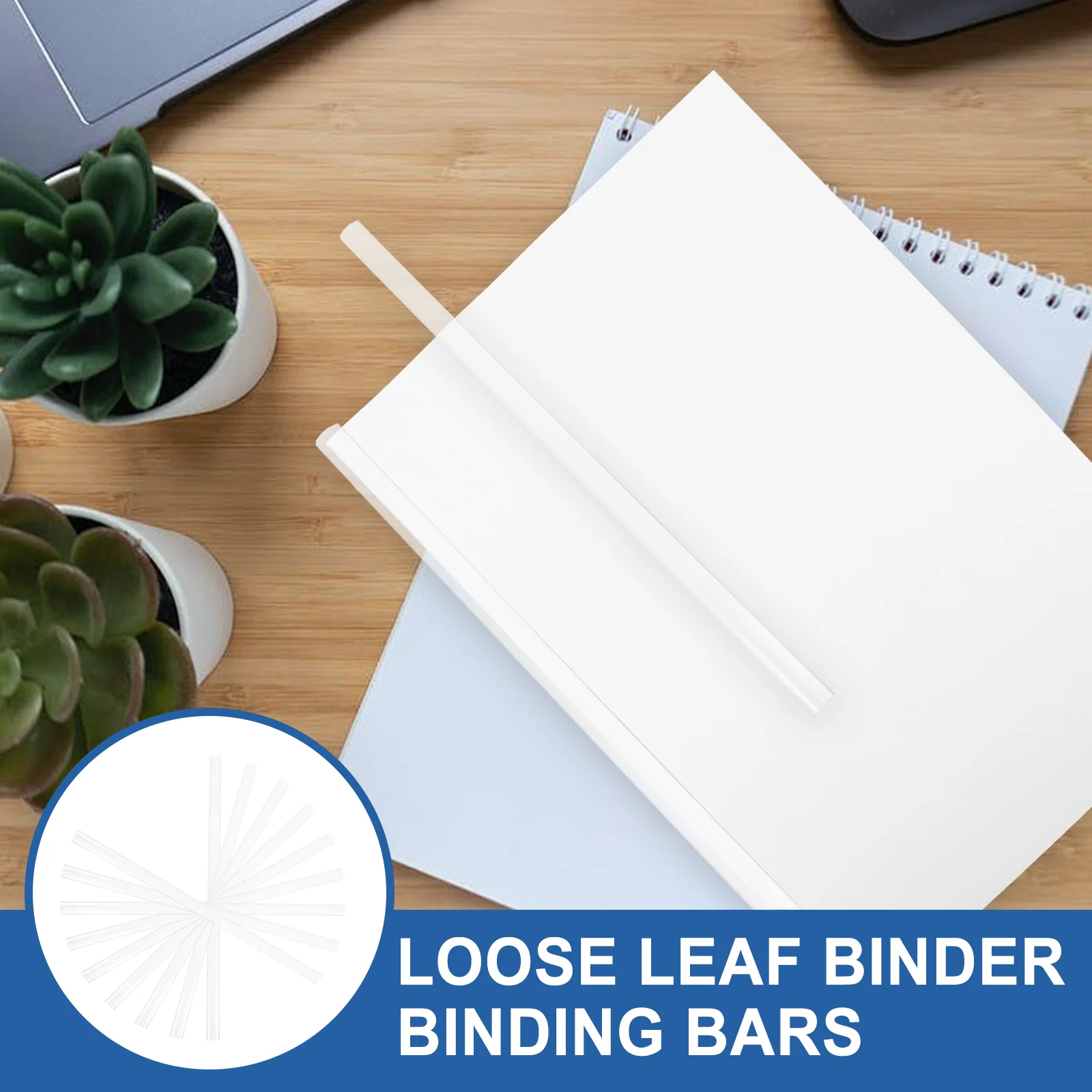 10 ชิ้นโฟลเดอร์พลาสติกสไลด์ Binders Binding Bars สําหรับหนังสือเย็บเล่มสไลด์คลิปดึง Rod กระดูกสันหลัง