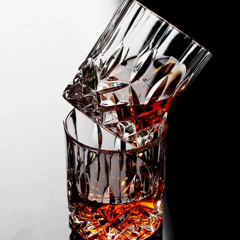 230ml/250ml/315ml Luxuriöse Bargläser Cocktailgläser Weingläser Vintage Whiskygläser Scotch-Bourbon-Becher Exquisite Geschenke