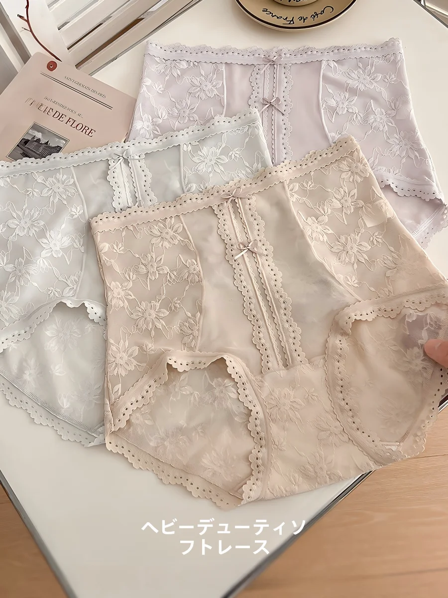 slip-a-vita-alta-in-pizzo-victoria's-traspiranti-e-sexy-con-controllo-della-pancia-intimo-in-seta-per-donne-design-con-nodo