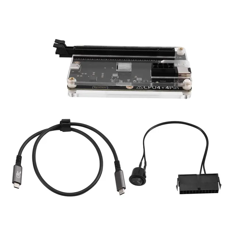 

AU61-USB4 For Thunderbolt 4 /3 GPU Dock For RTX5090 RX7900 For Extrernal Pcie Graphics Card To Laptop Notebook For Win10/11