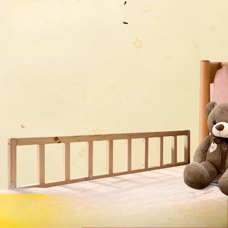 

Solid wood crib guardrail baby bedside fence children's bed bed guardrail 1.5 bed 1.8-2 meters baffle
