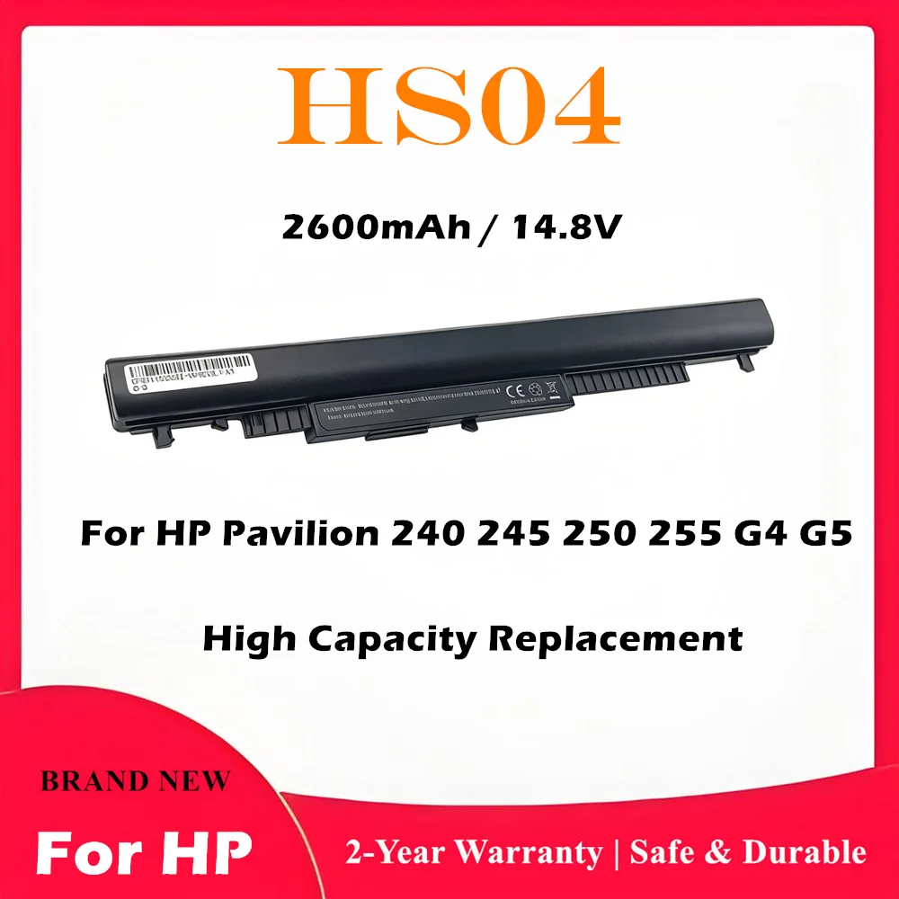 

HS04 Laptop Battery for HP 240 245 250 255 G4 HS03 807956-001 807957-001 HSTNN-LB6V Battery