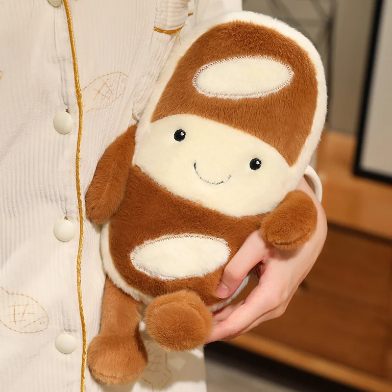 30cm 신형 바게트 플러시 장난감 귀여운 빵 인형 만화 케이크 빵 봉제 베개 시뮬레이션 바게트 플러시 장식 크리스마스 선물