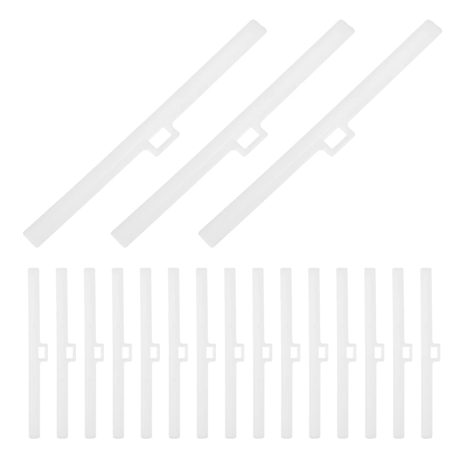 

30 Pcs Hanging Curtain Piece Replacement Holder for Vertical Blinds Window Slats Accessory Plastic Fixing Hanger Coat