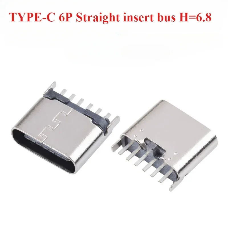 10 sztuk USB typu C 2/4/6/16/24 złącze pinowe gniazdo żeńskie interfejs ładowania SMD SMT PCB lutowanie DIY naprawa złącze USB-C typu C — zdjęcie 5
