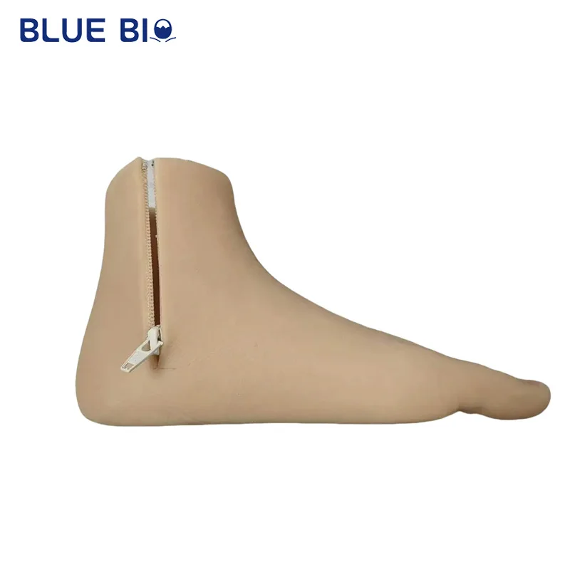 Full Length Shoe-like Wear-resistant Silicone Foot Cover Prosthetic Artificial Limbs Feet for Rehabilitation Equipment