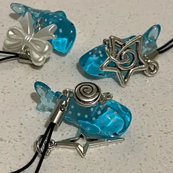 jelly whale shark phone charm handmade