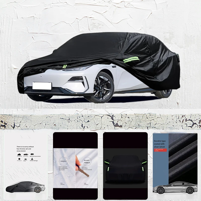 

For geely galaxy e8 fit Outdoor Protection Full Car Covers Snow Cover Sunshade Waterproof Dustproof Exterior Car cover Black