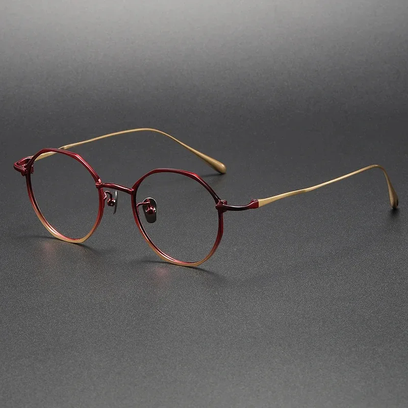 Hot Fashion TAYLOR style Optical Spectacle Frame Ultra-light Pure Titanium IP For Men Women Bagua WITH RESPECT Eyeglasses Frames
