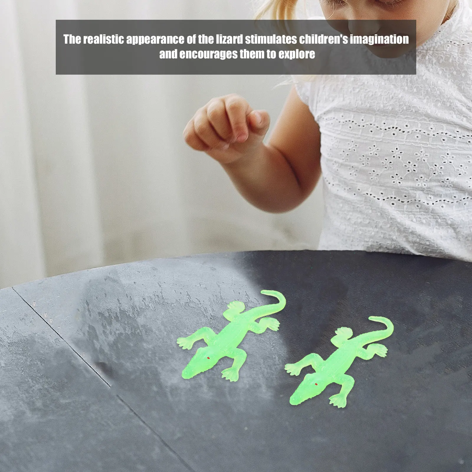 10Pcs Floating Lizard Crawling Simulation Artificial Reptile Educational Kids Learning Small Realistic Reptile Figure