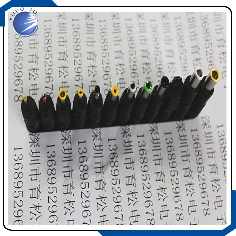 1PCS/Lot  Round 1 rows of 12 transposition notebook computer power universal adapter power conversion DC head   YF20160