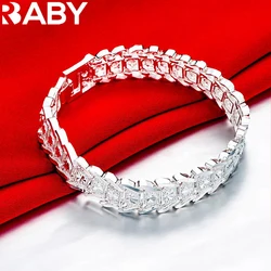 Hot new 925 sterling silver Bracelets for men classic noble chain fashion Wedding party Christmas gifts Jewelry