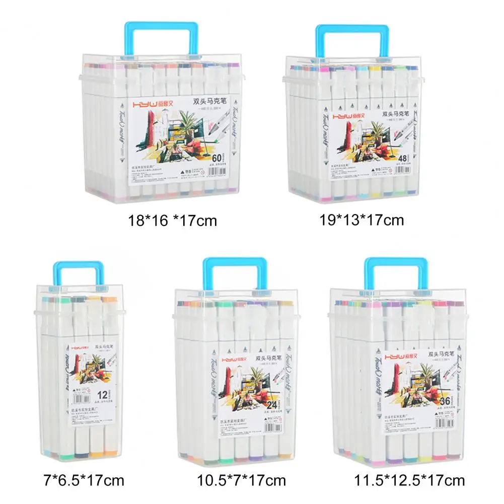 도매 및 직송 알코올 기반 다기능 듀얼 헤드 드로잉 아트 마커 펜, 컬러링 마커, 학교 용품, 1 세트