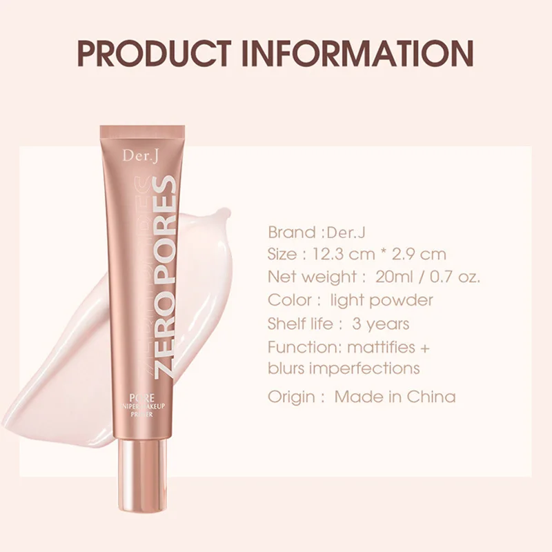 Koreaanse Cosmetica Porie Zachte Focus Basis Make-Up Concealer Onzichtbare Porie Blijvende Make-Up Oogcontour Donkere Kringen Correctie