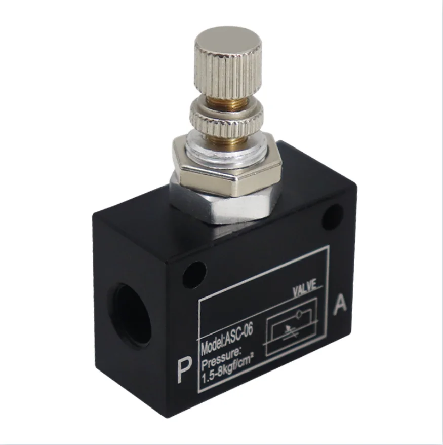 

Pneumatic gas one-way throttle valve flow control valve/speed control valve ASC-06, ASC-08, ASC-10