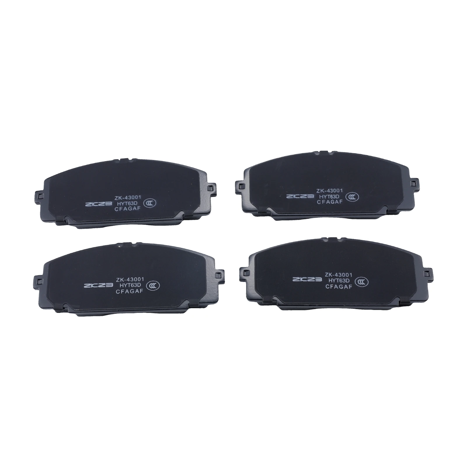Ceramic Front Brake Pads For JINBEI GRANSE HAISE Foton MPX Foton View G5 G7 G9 Toyota Hilux 1998 Disc Brake Accessories D1344