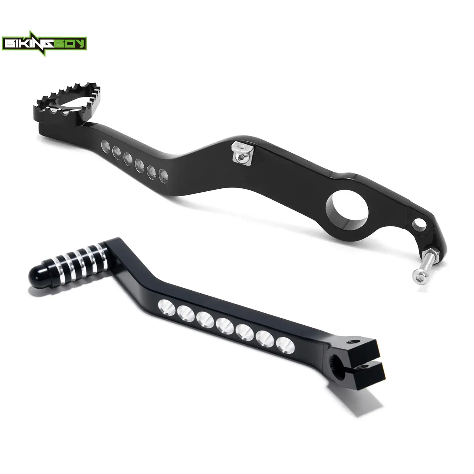 For Raptor 700 YFM700 06 07 08 09 10 11 12 13 14 15 16 17 18 19 20 21 22 23 Shifter Shift Lever Pedal + Rear Brake Pedal Forged