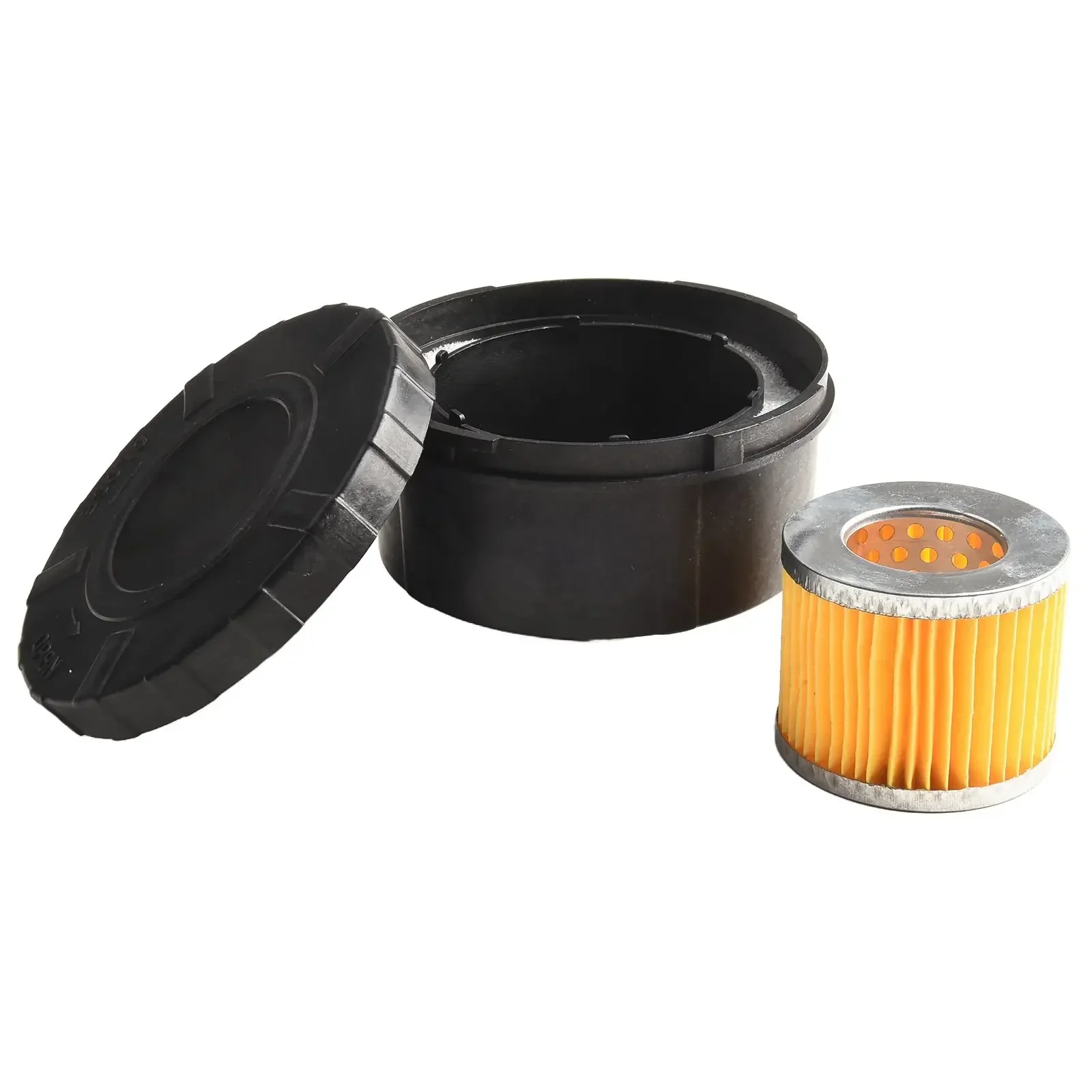 2pcs Filter element Set Muffler Replacement Air Compressor Intake Vacuum Pump For piston style 25MM 80/32MM 90