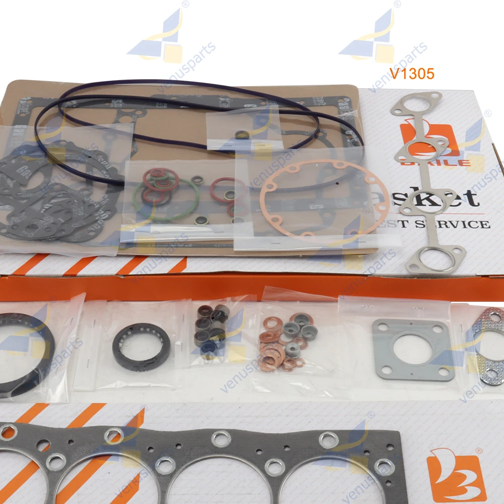 

For Kubota V1305 Full Gasket Set Kit Tractor Engine Overhaul Gasket Kit