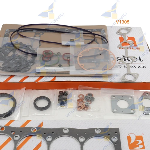 Para Kubota V1305 Kit completo de juntas Kit de juntas de revisión de motor de Tractor