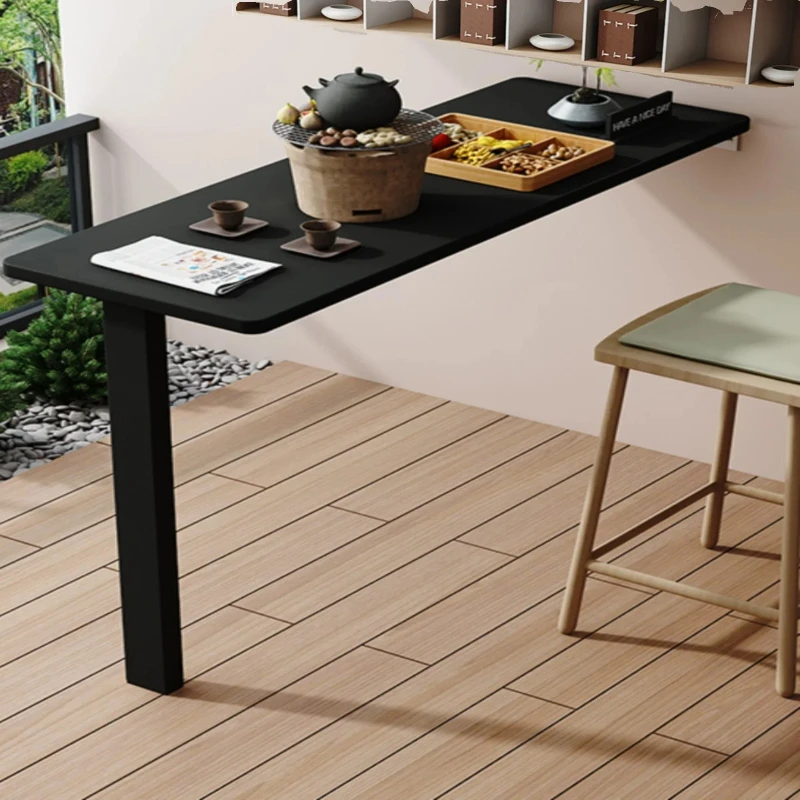 Wall Mounted Folding Table with Extension-Space Saving Foldable Dining TableforHome Compact Modern Desk Multi-Purpose Wall Table