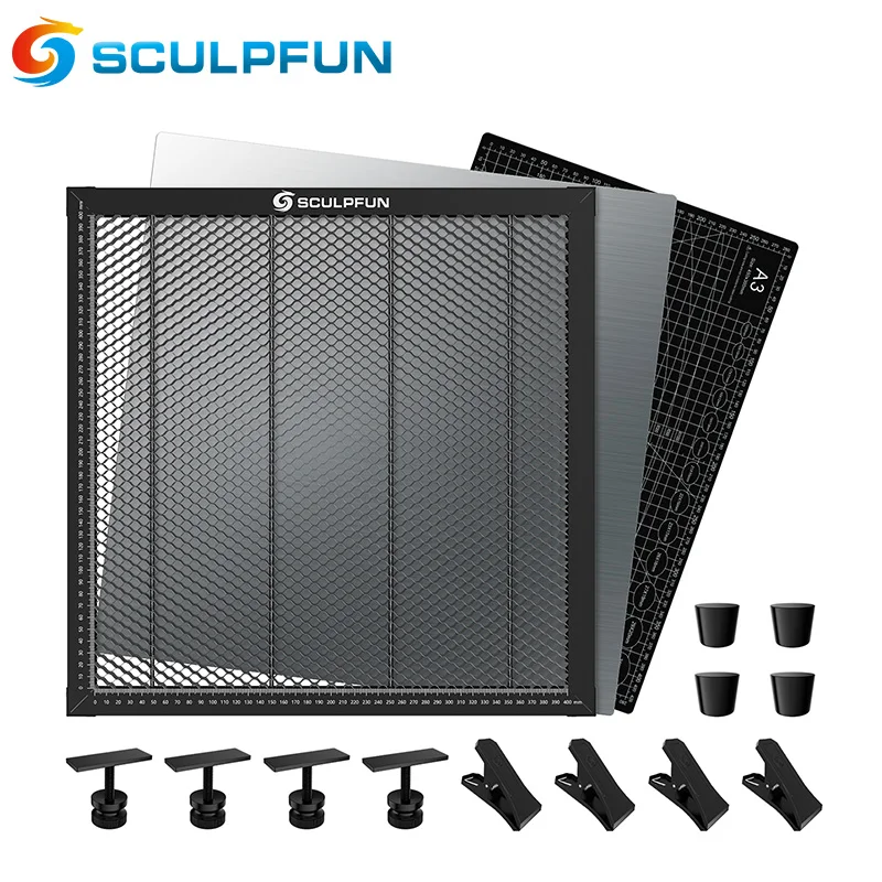 

SCULPFUN 400x400mm Laser Cutting Honeycomb Panel Workbench H3 Desktop Protection For Laser Engrave Machine