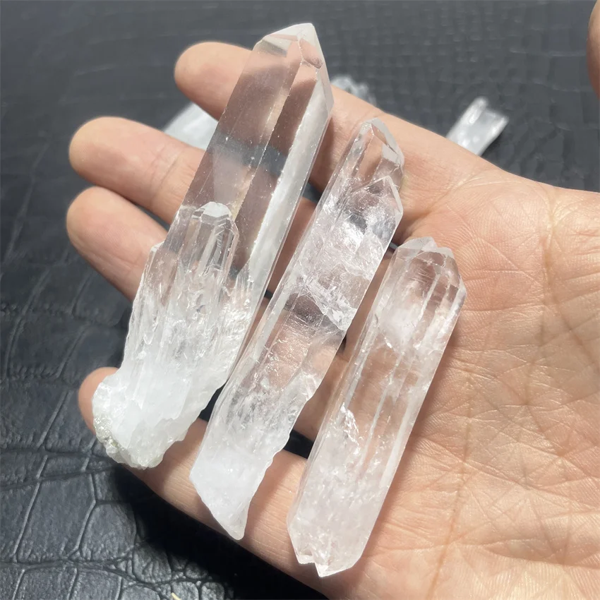 Natural crystal quartz stone Clear Lemurian Seed Quartz Natural Point Cluster Crystal Rough Healing