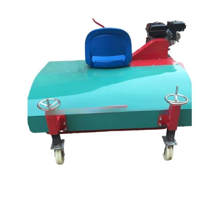 Football field ride-on grass carder, campus track grass brush cleaning machine 5.5 horsepower sand washing machine