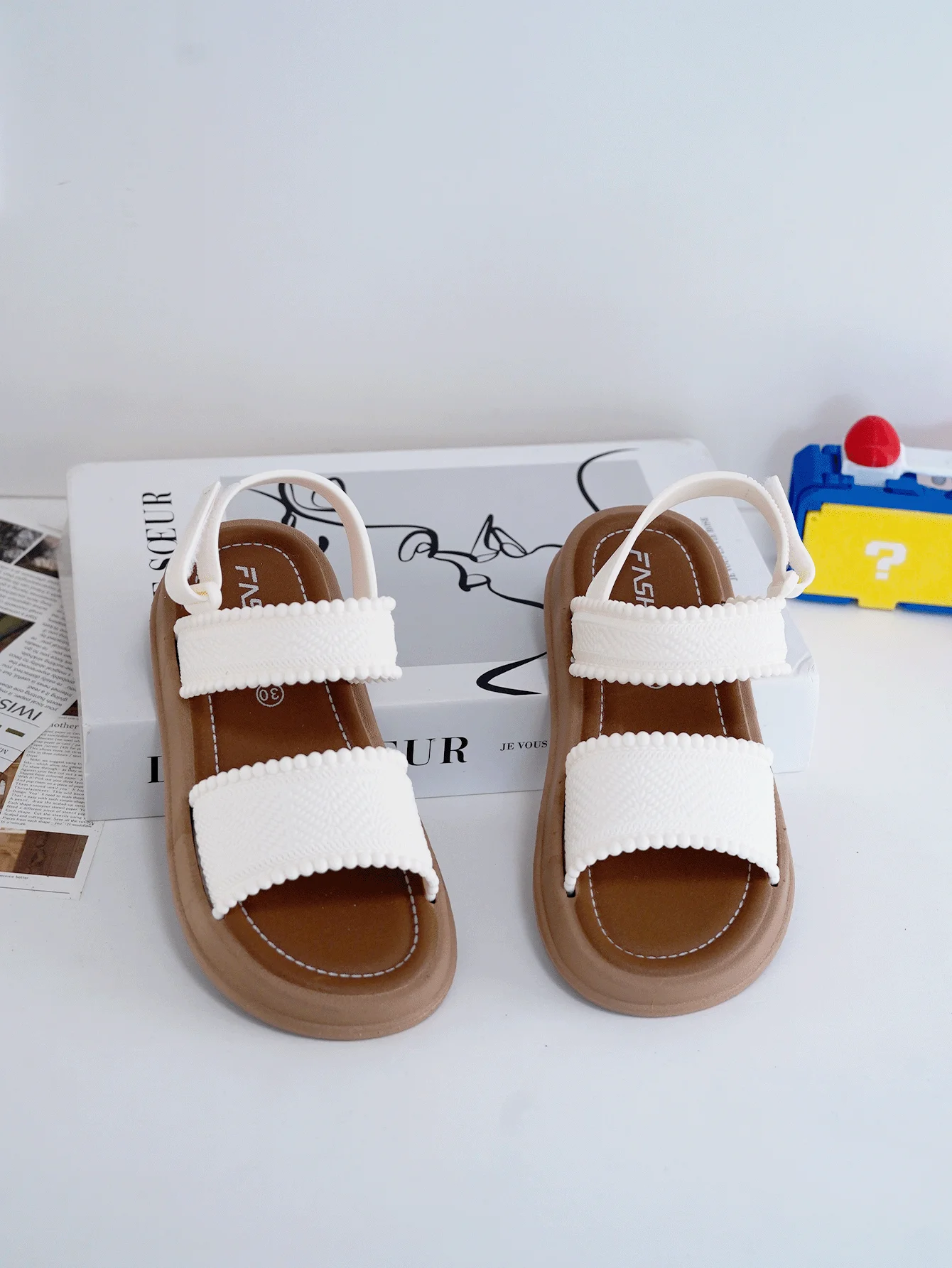 New Fashionable Girls Sandals Summer Bow Princess Sandals 3-14 Years Old Students Children Outside Wearing Versatile Sandals