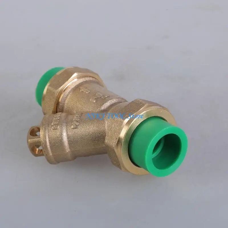 

L8RC Female Thread Brass Inline Y Type Filter Strainer Valves Water Pipe Fittings Connector Check Valves for Water/Oil/Gas
