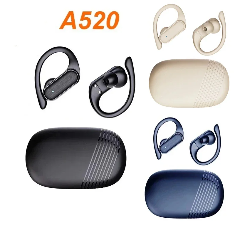 

Оригинальные беспроводные наушники A520, Bluetooth 5,3, игровая гарнитура с крючком для бега, HIFI, голосовой вызов, HIFI стерео с микрофоном 2025