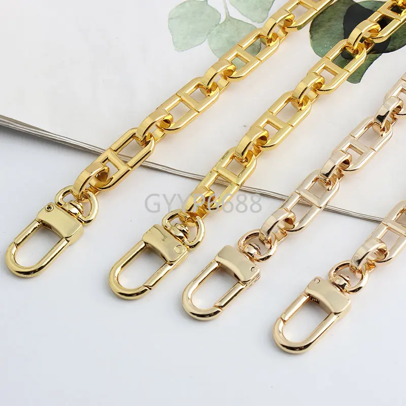 1PCS 11MM 12MM 18MM 30-120CM Metal Chains For Bags Strap Crossbody Small Handbags Purse Shoulder Replacement Handles Accessories