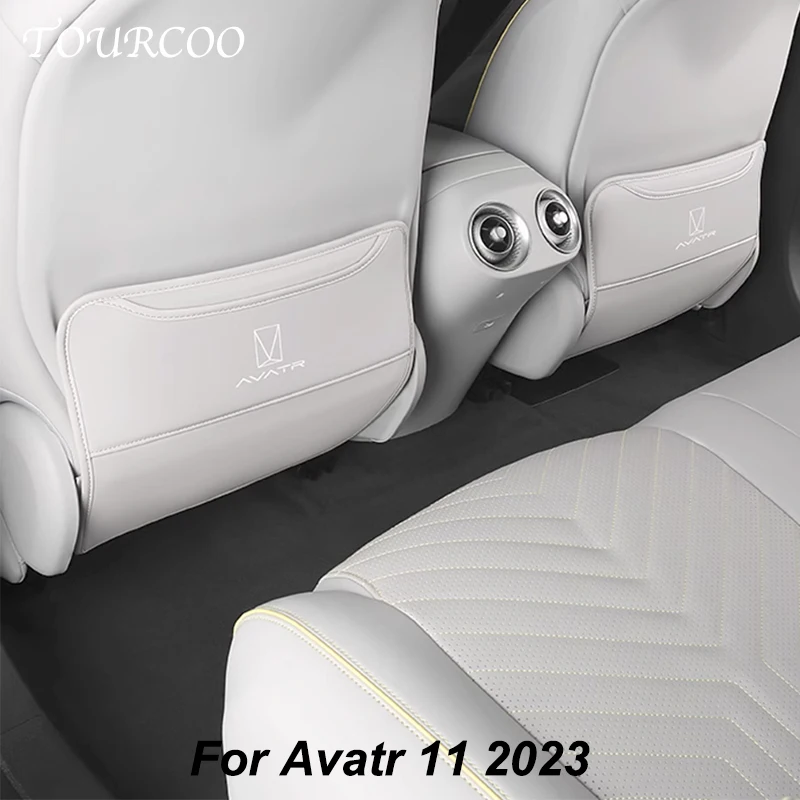 For Avatr 11 2023 Rear Seat Anti-Kick Pad Cover Car Styling Anti-dirty Mat Interior Accessories