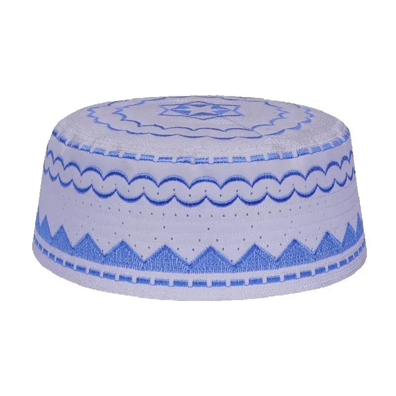 Topi Doa Pria Islam Bordir Katun Muslim Ramadan Yahudi Kippah Homme Topi Timur Tengah Arab Turban Saudi Uae Cap