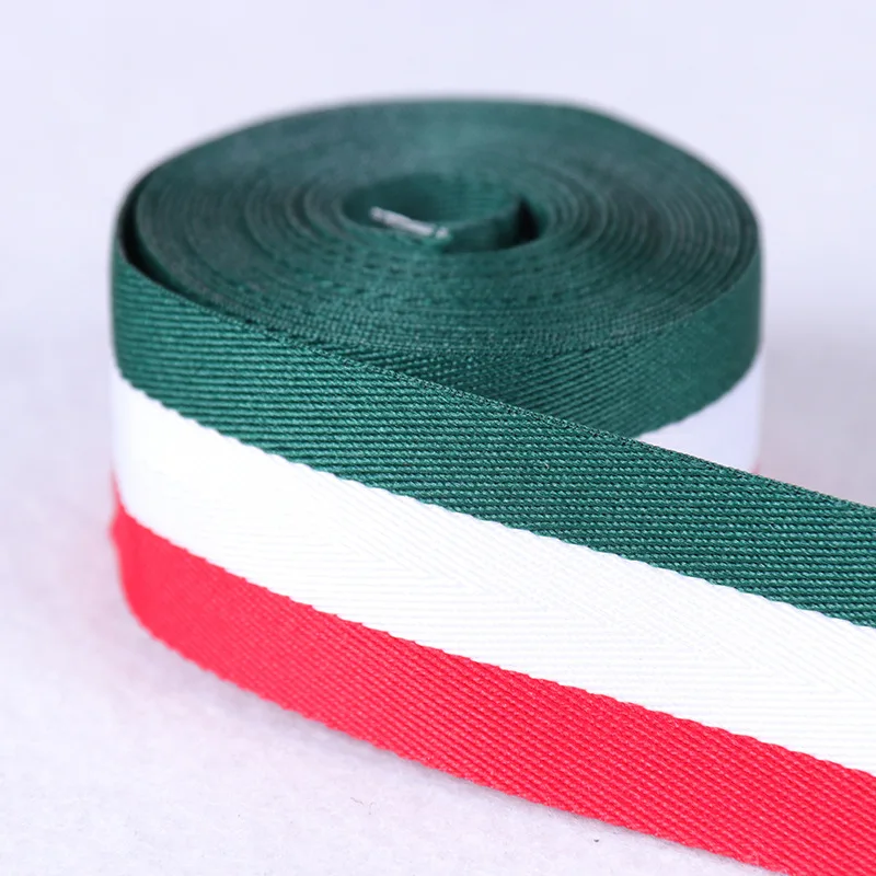 Wholesale Pretty Yarn-dyed Striped Ribbon DIY Make Clothes, Luggage, Handbags, Shoes and Hat Accessories Bow Watches 1 Yard