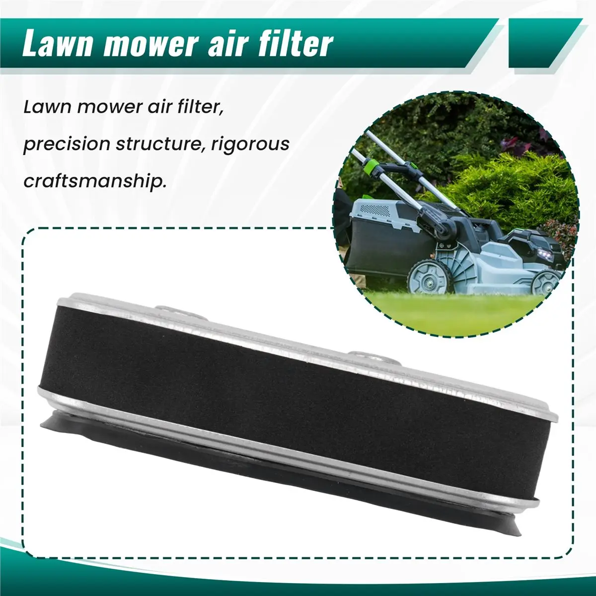 #26M Air cleaning,for Honda Gxv160 Top Mount Air Filter HRU196 HRU216 Lawnmower Parts (black)