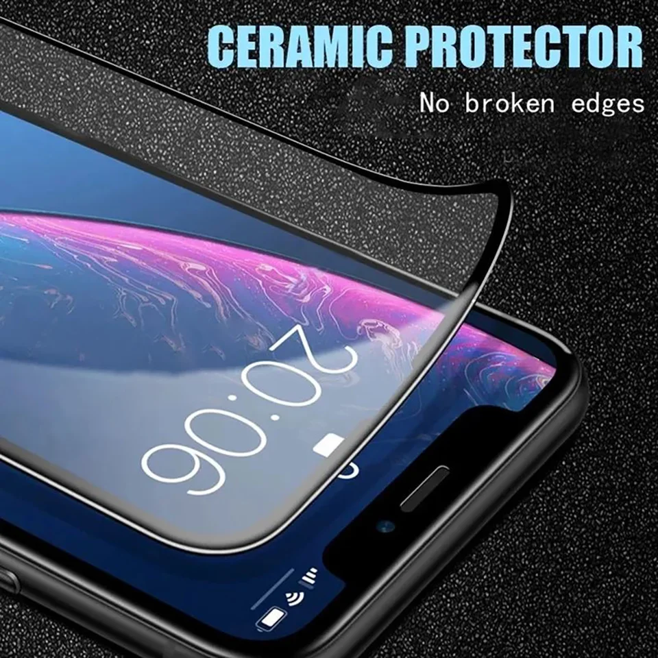 2-10 Piezas Protector de Pantalla Cerámico Para Apple iPhone 18 17Air 16 15 14 13 Pro Max Plus Flexible Película Anti-Huellas 4