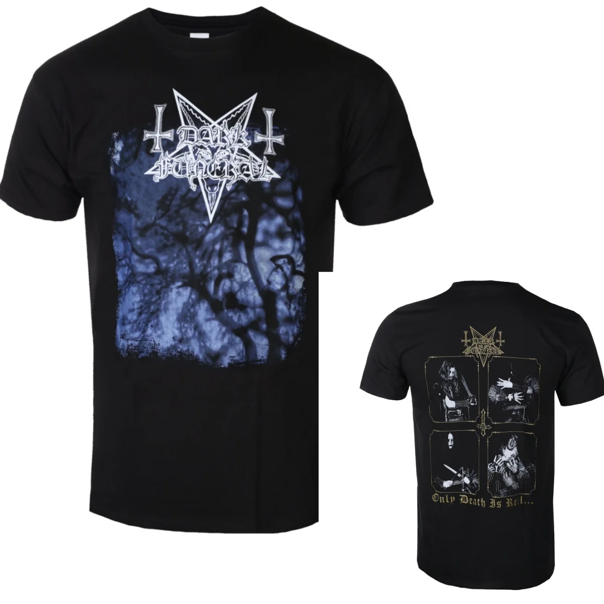 New Dark Funeral Graphic Cotton Band T-shirt Unisex Summer Short Sleeve Fashion Brand Tee Luxury Casual Vintage Tees