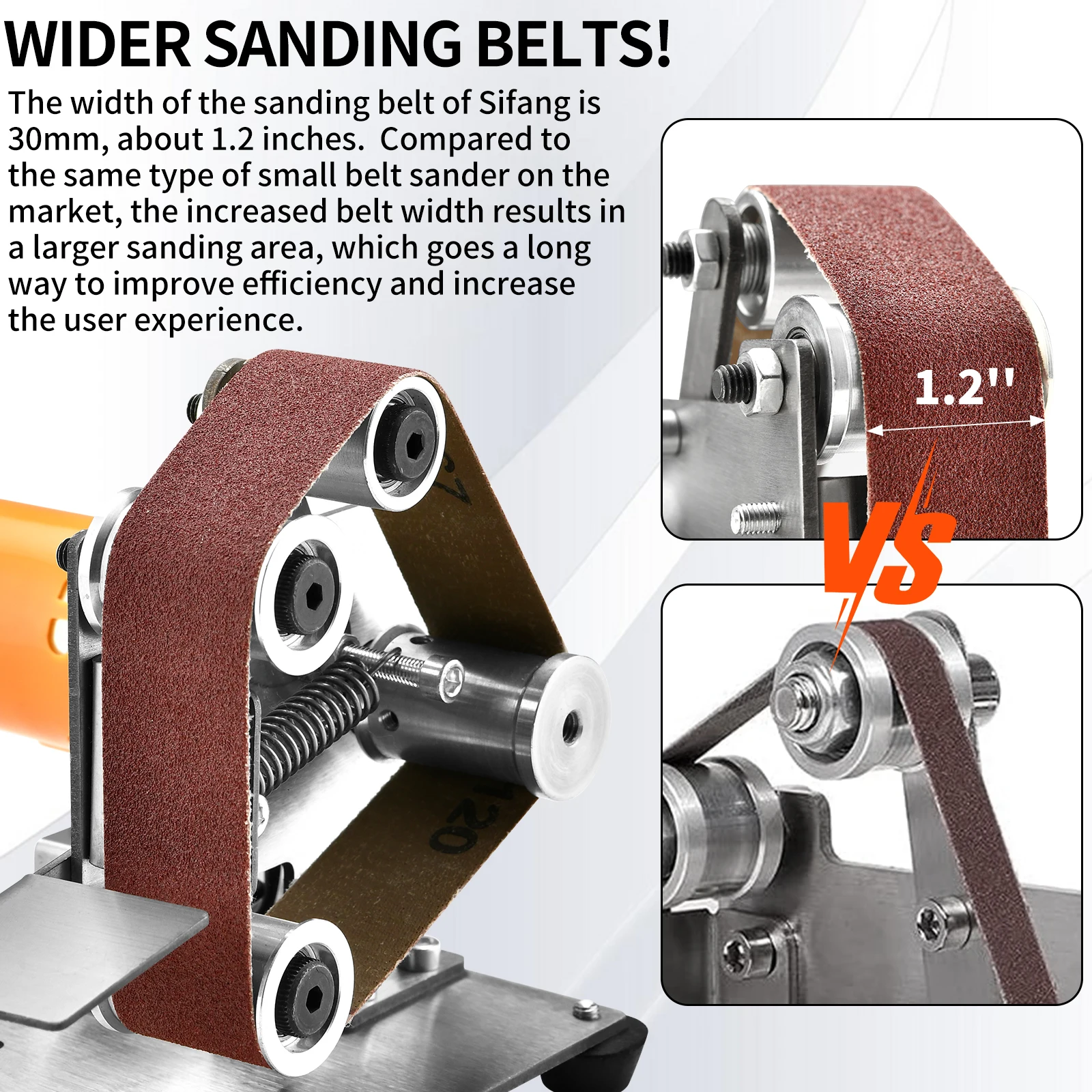 Mini-Bands chl eifer elektrische Schleif poliers chleif maschine 7 variable Geschwindigkeit zum Polieren von Holz-Acryl-Zubehörteilen