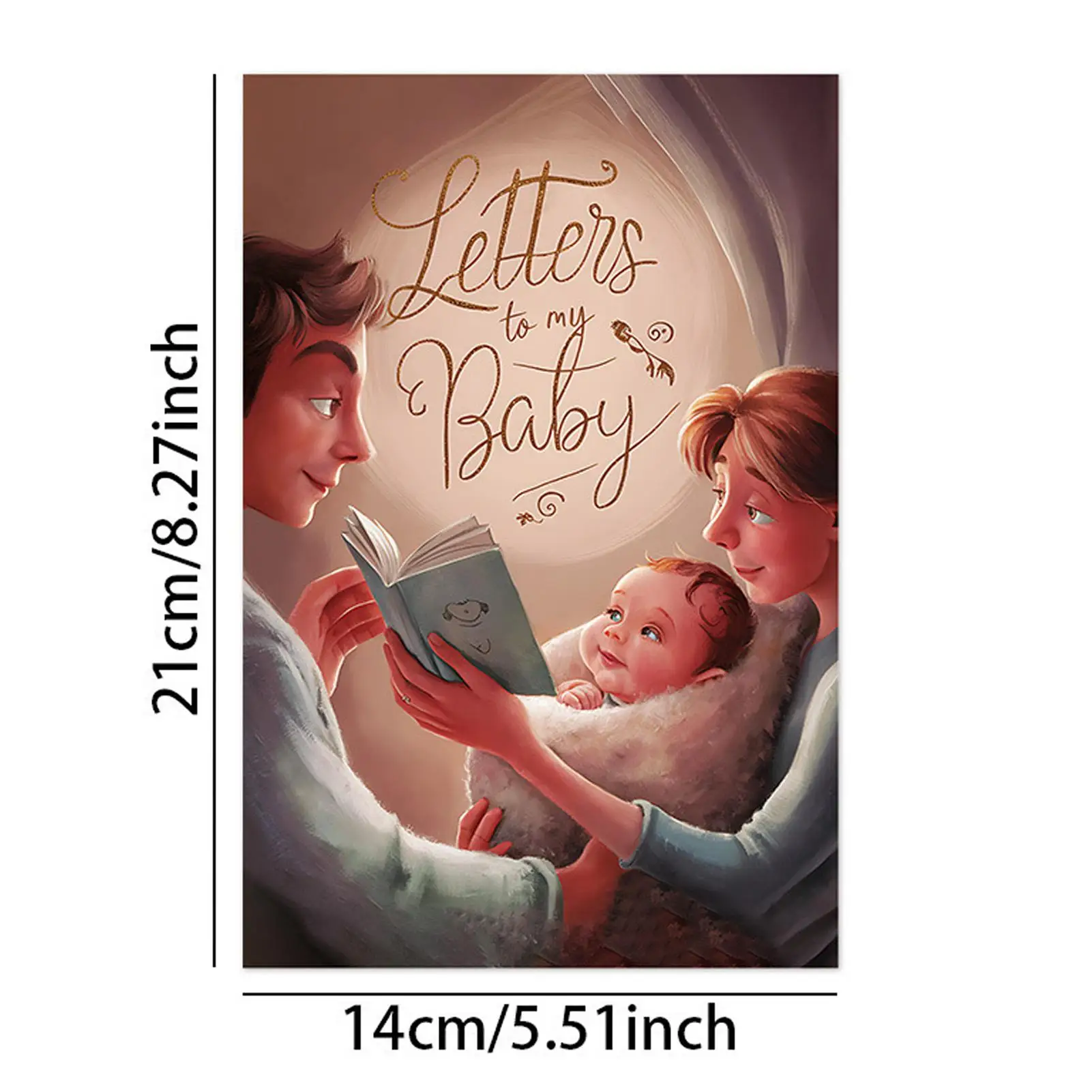 Cuaderno de memoria, libro de recuerdos para madres nuevas, 50 hojas, unión de relaciones familiares, cuaderno de registro para padres, diario para