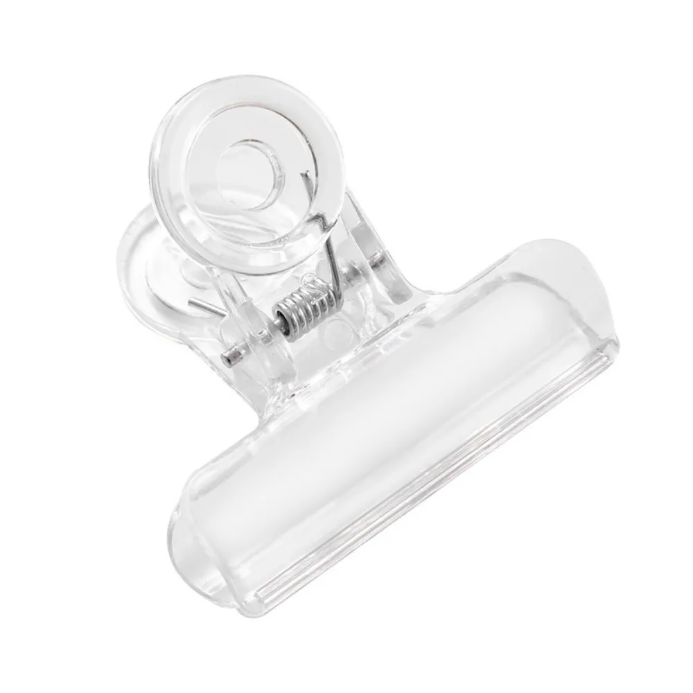 Ins Transparent Binder Clips Kawaii Paperclips File Documents Tickets Clips Bookmarks Index Page Holder Office Binding Supplies