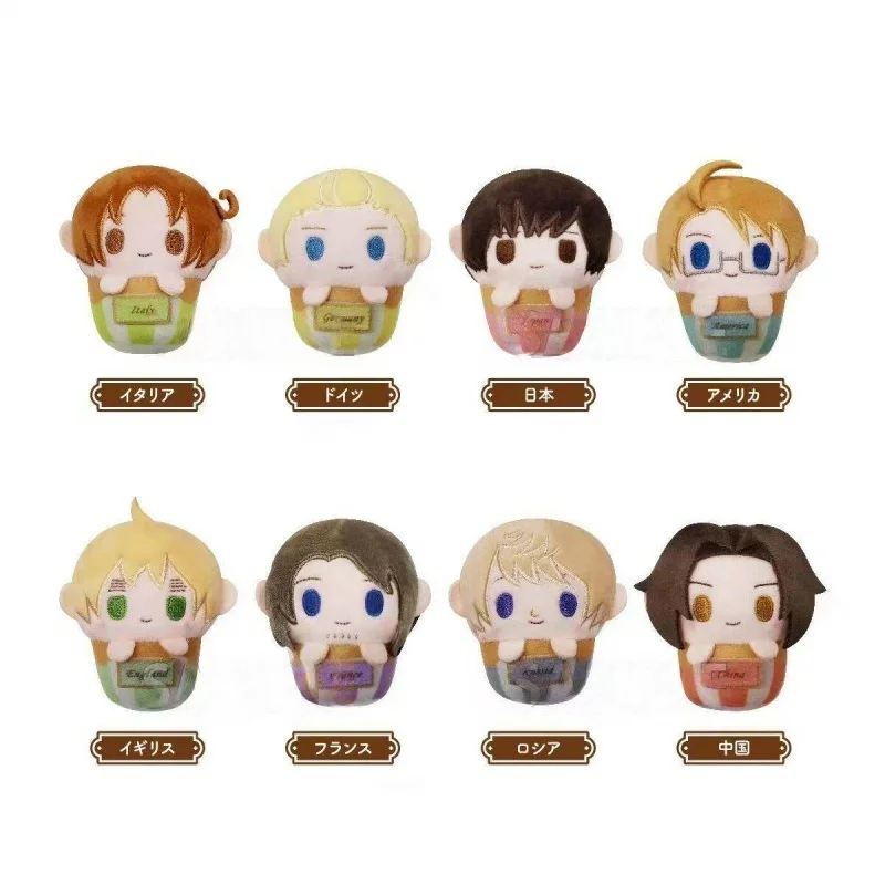 

Плюшевая кукла Tapioca Official APH Hetalia в Q-версии в форме капкейка, аниме-мерч, коллекционный декор, в наличии для фанатов аниме